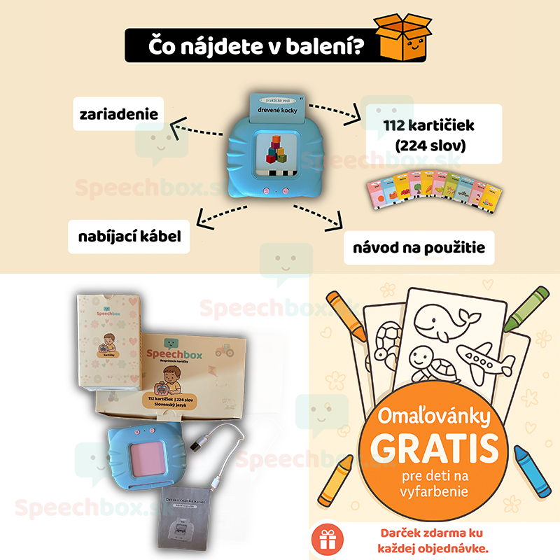 Speechbox™ - Hovoriace kartičky na rozvoj reči