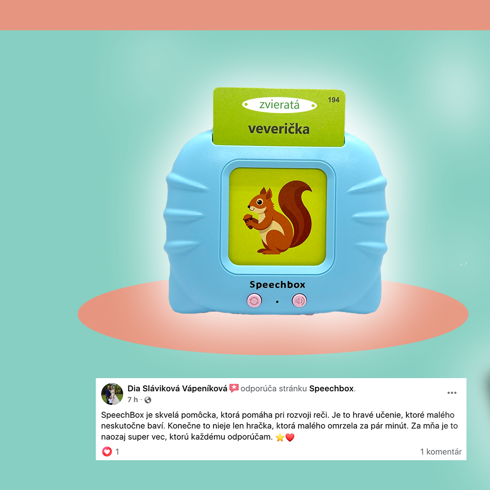 Speechbox™ - Hovoriace kartičky na rozvoj reči